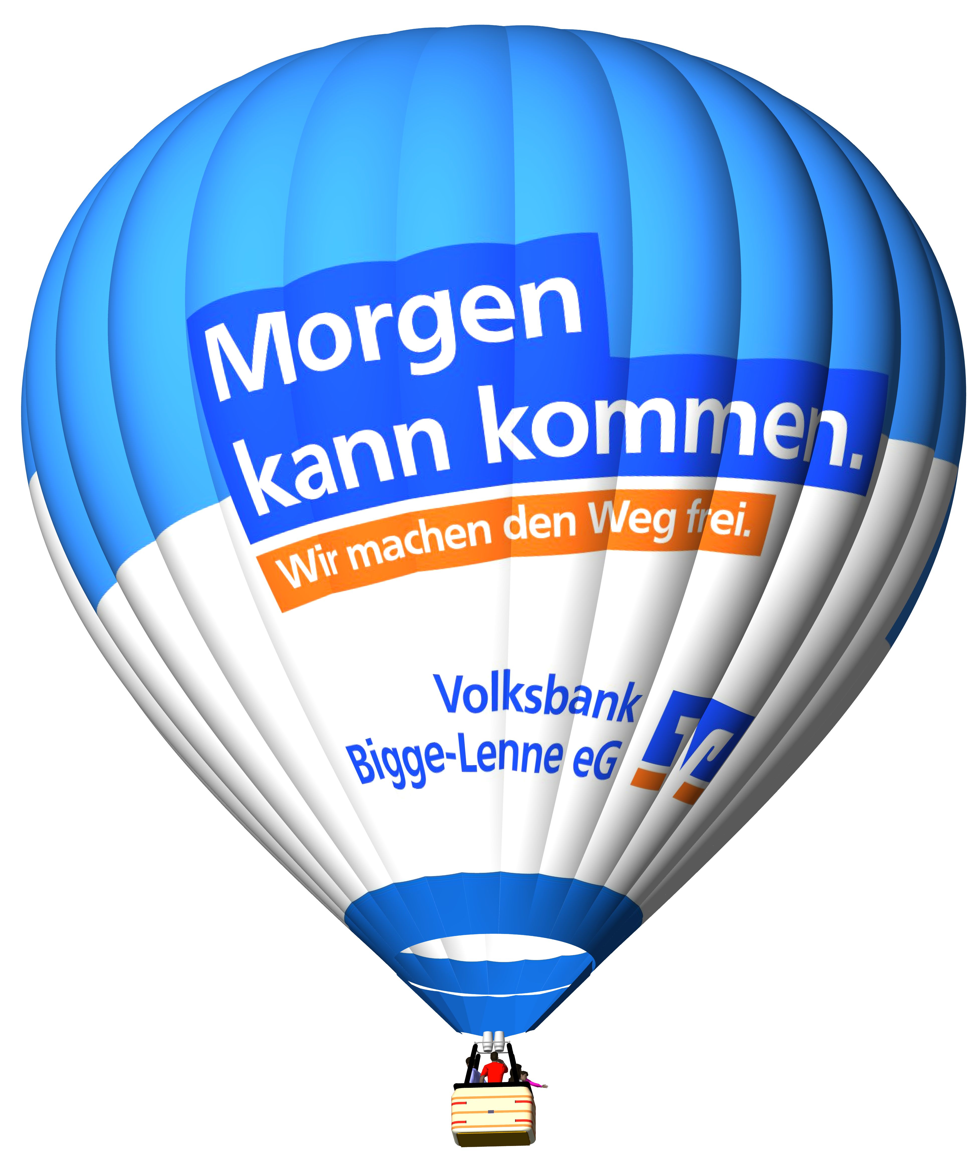 Volksbank Sauerland Ballon Rückseite